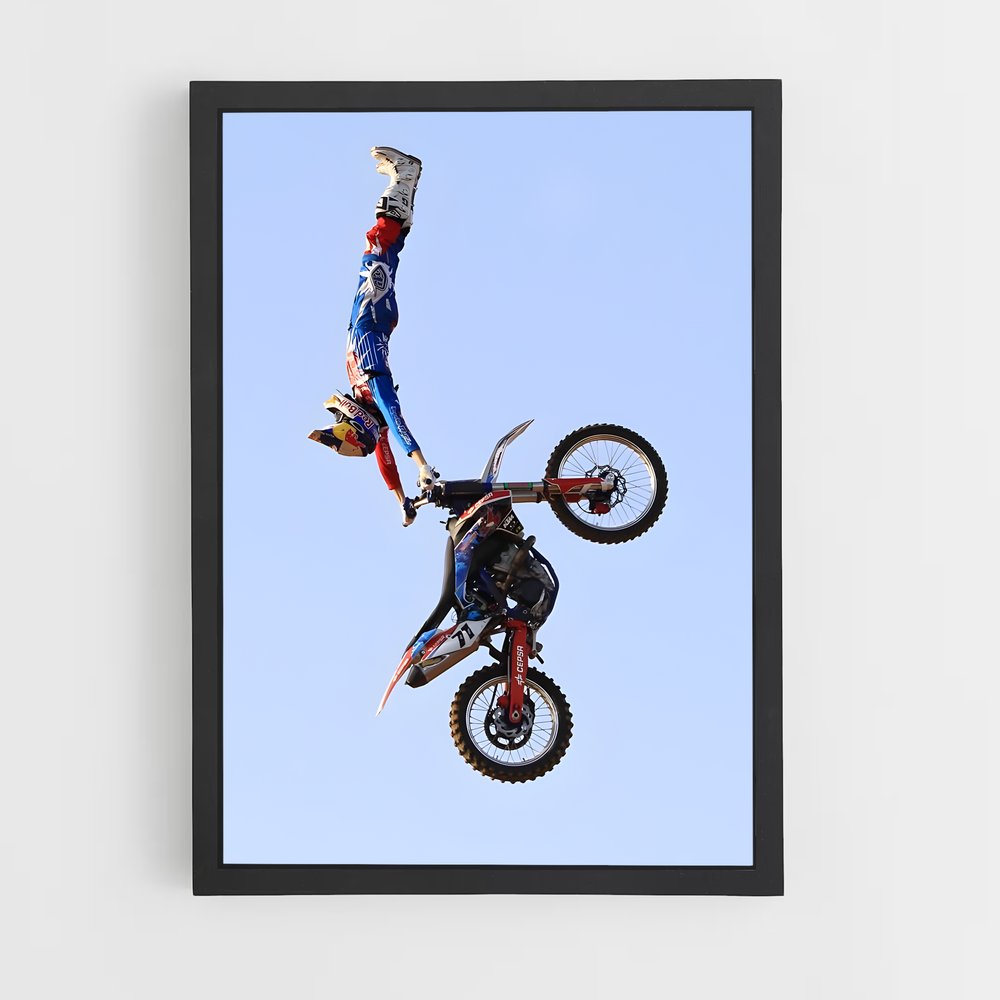 Poster Freestyle Moto – affiche Motocross freestyle (vue 2)